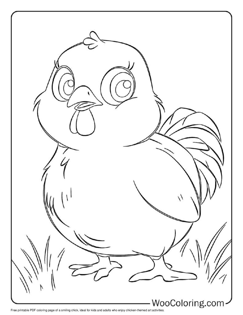100  Chicken coloring pages  Free PDF To Print  - 44