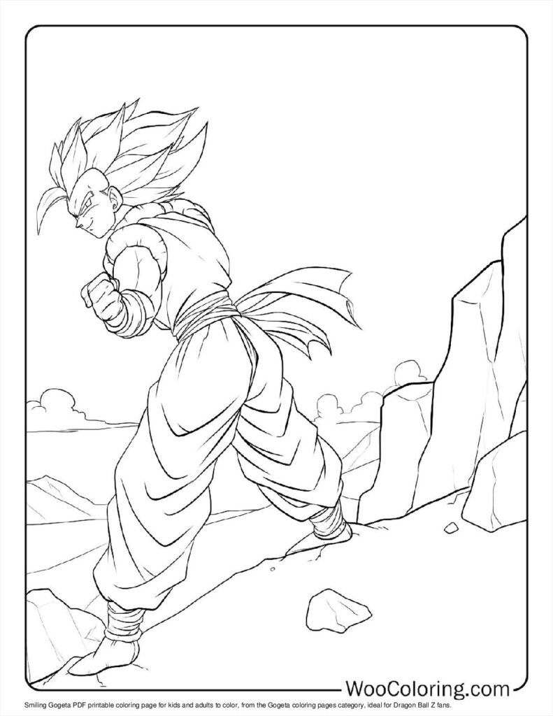100  Gogeta coloring pages  Free PDF To Print  - 81
