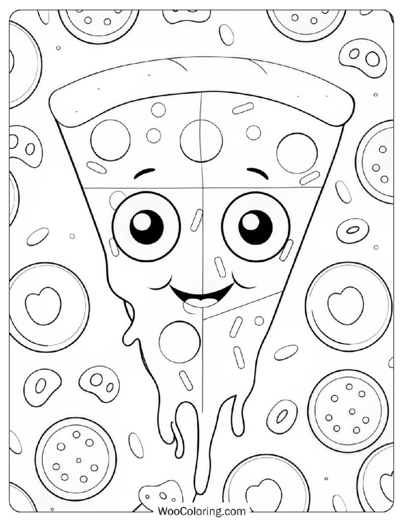 22 Pizza Coloring Pages  Free PDF To Print  - 22