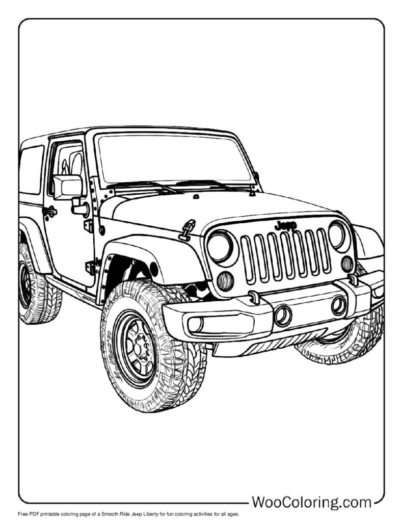 100  Jeep coloring pages  Free PDF To Print  - 98