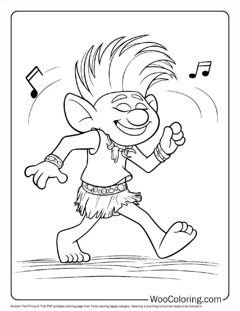 100 Trolls coloring pages Free PDF To Print - 92