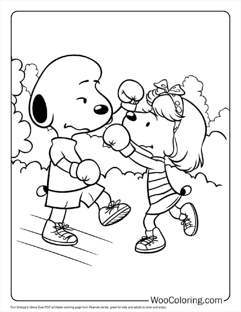 100  Peanuts   Snoopy coloring pages  Free PDF To Print  - 12