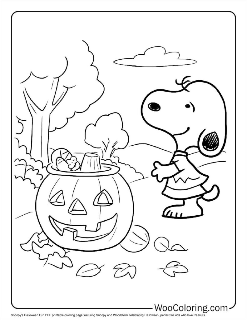 100  Peanuts   Snoopy coloring pages  Free PDF To Print  - 53