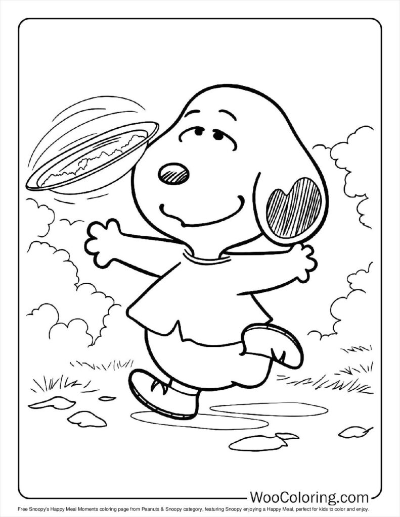 100  Peanuts   Snoopy coloring pages  Free PDF To Print  - 52