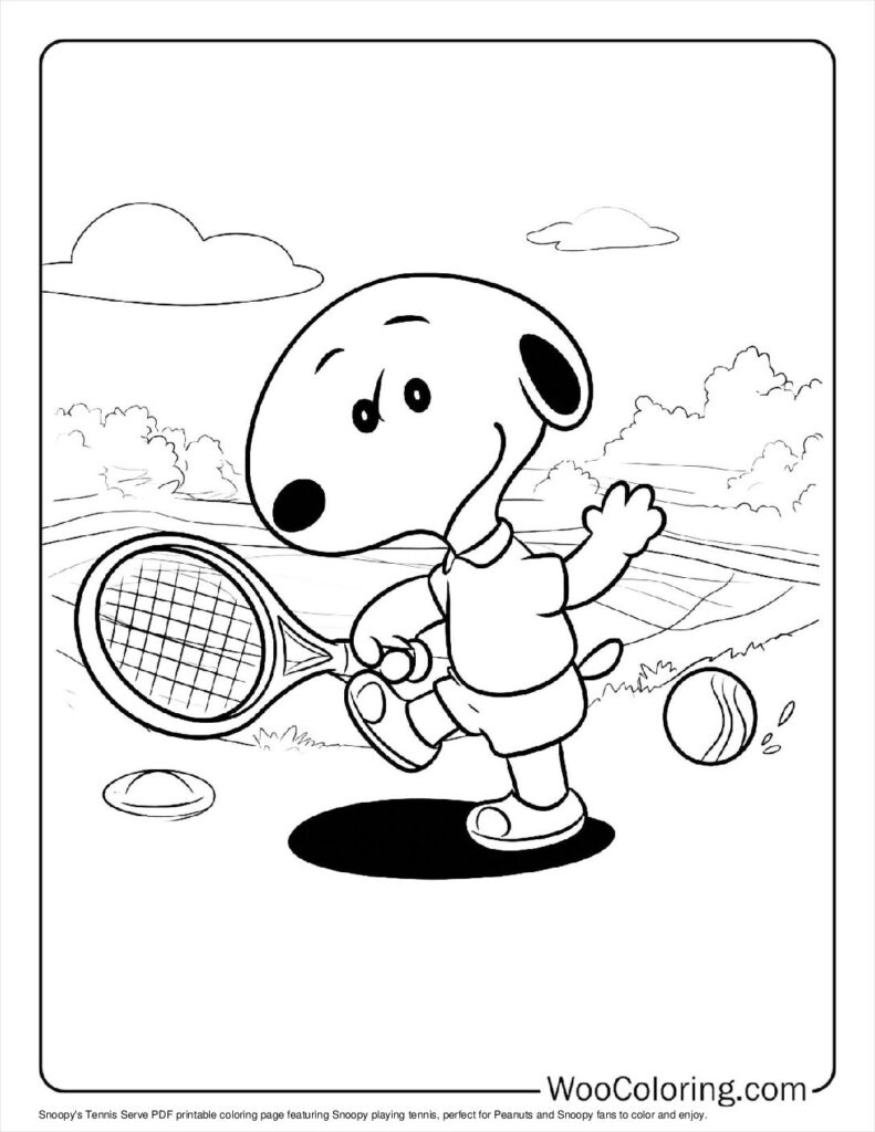 100  Peanuts   Snoopy coloring pages  Free PDF To Print  - 8
