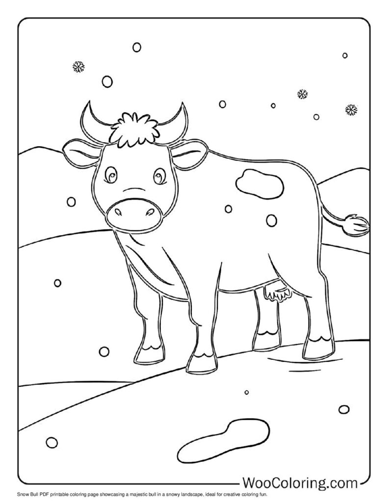 100  Bull coloring pages  Free PDF To Print  - 34