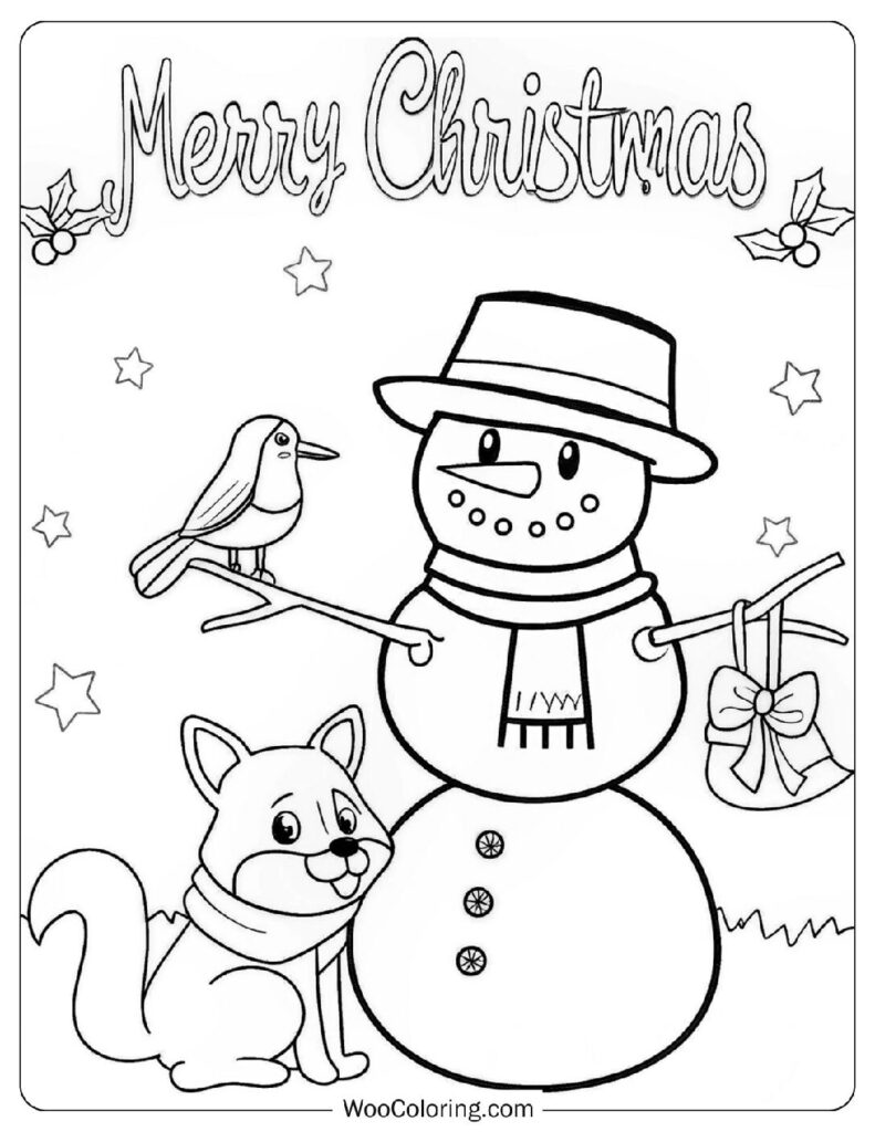 1 500 Christmas Coloring Pages  Free PDF To Print  - 52