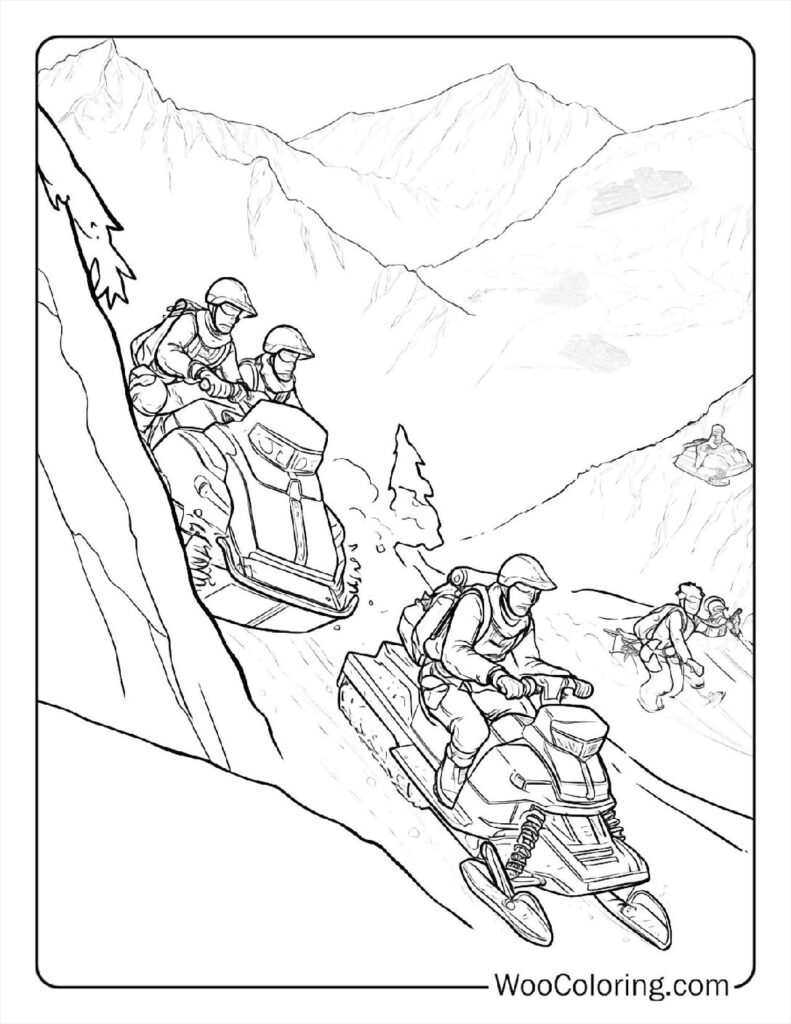 Snowmobile Chase