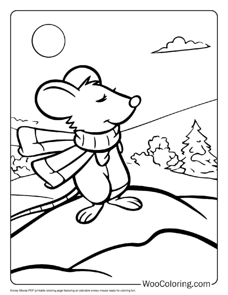 100  Mouse coloring pages  Free PDF To Print  - 73