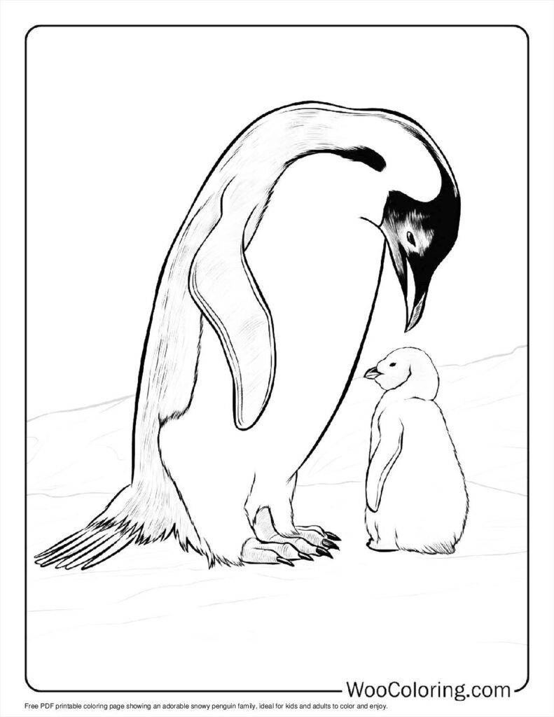100  Penguin coloring pages  Free PDF To Print  - 30