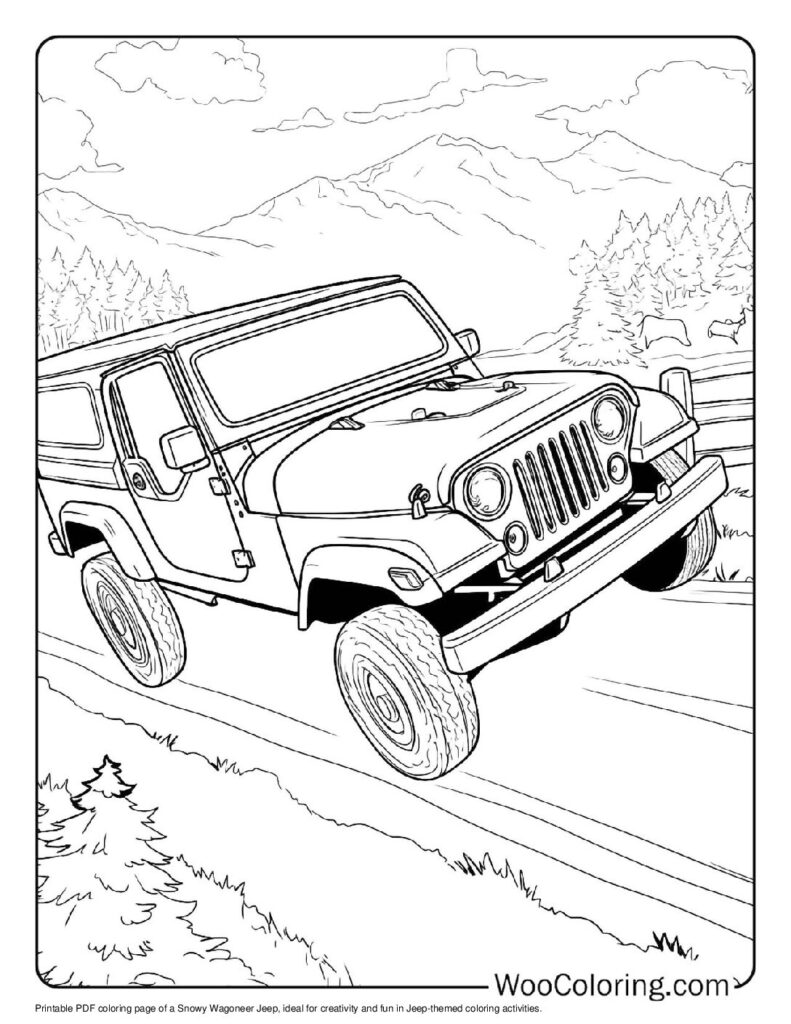100  Jeep coloring pages  Free PDF To Print  - 88