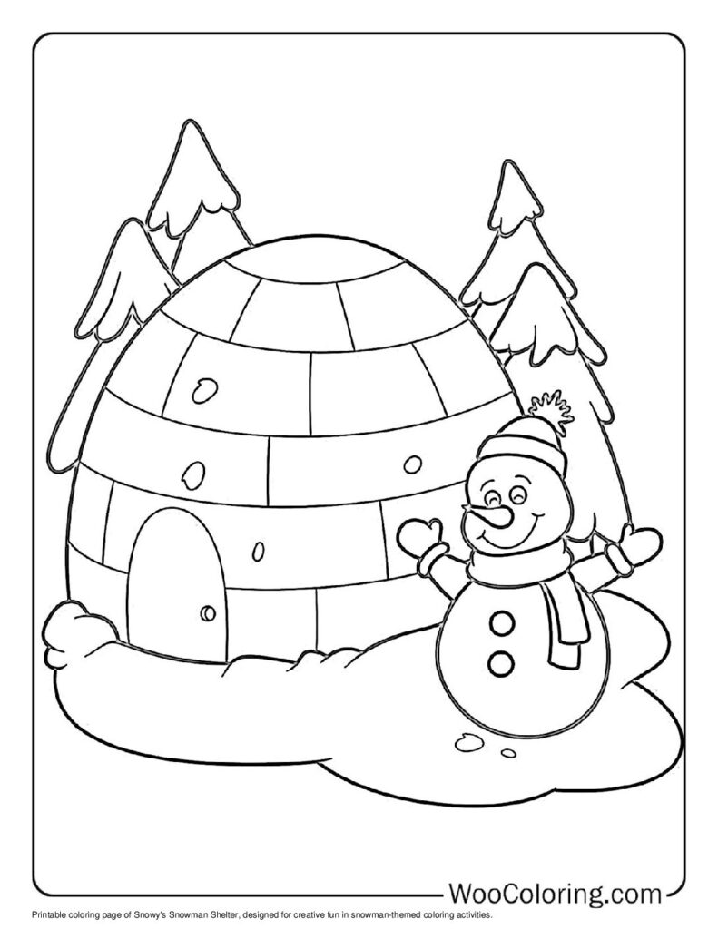 100  Snowman coloring pages  Free PDF To Print  - 81
