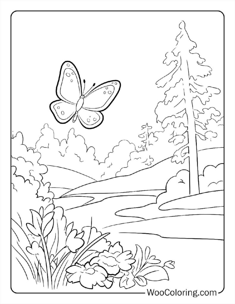 100  Butterfly coloring pages  Free PDF To Print  - 43