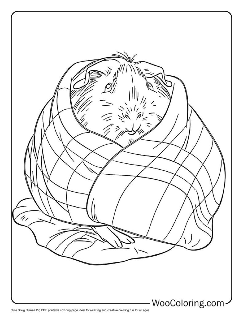 100 Guinea Pig coloring pages Free PDF To Print - 70