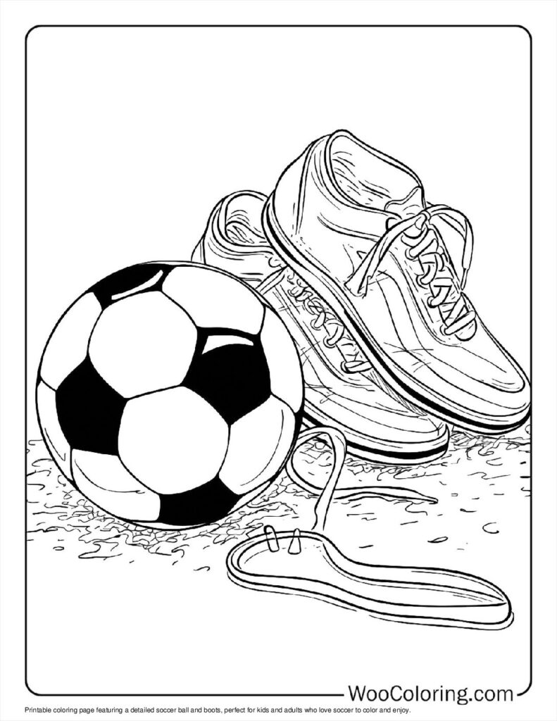 100  Soccer coloring pages  Free PDF To Print  - 30