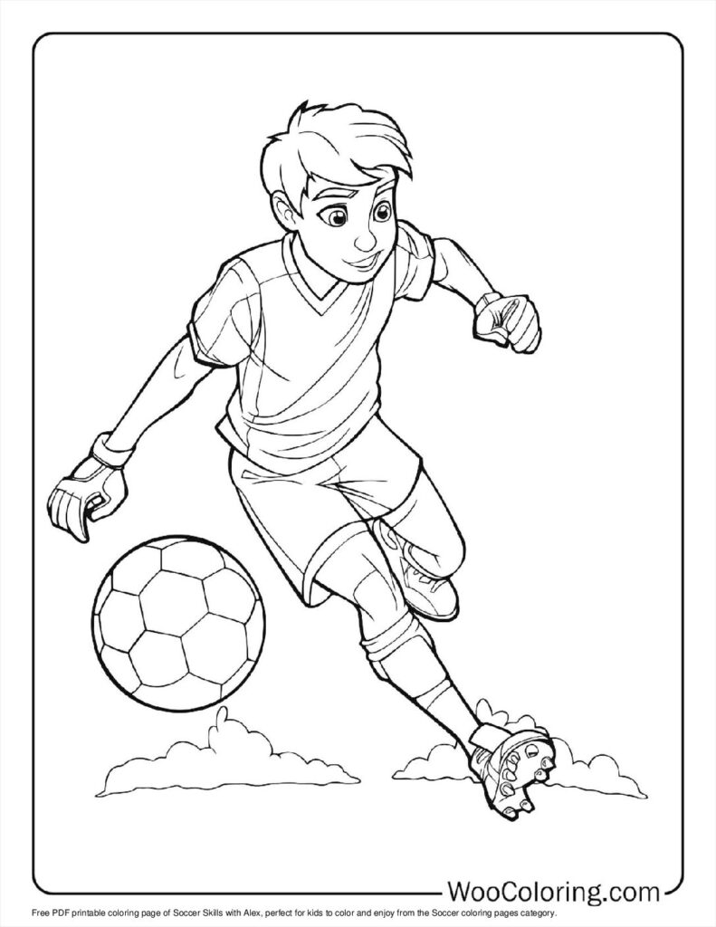 100  Soccer coloring pages  Free PDF To Print  - 70