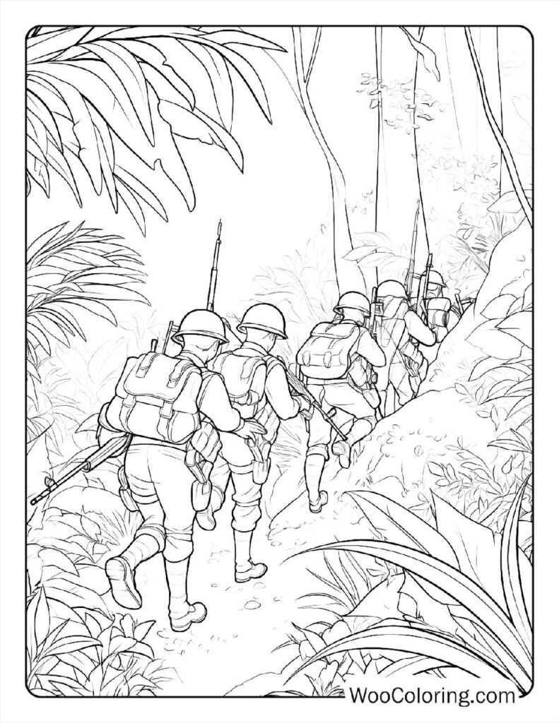 Soldiers' Discovery To Color