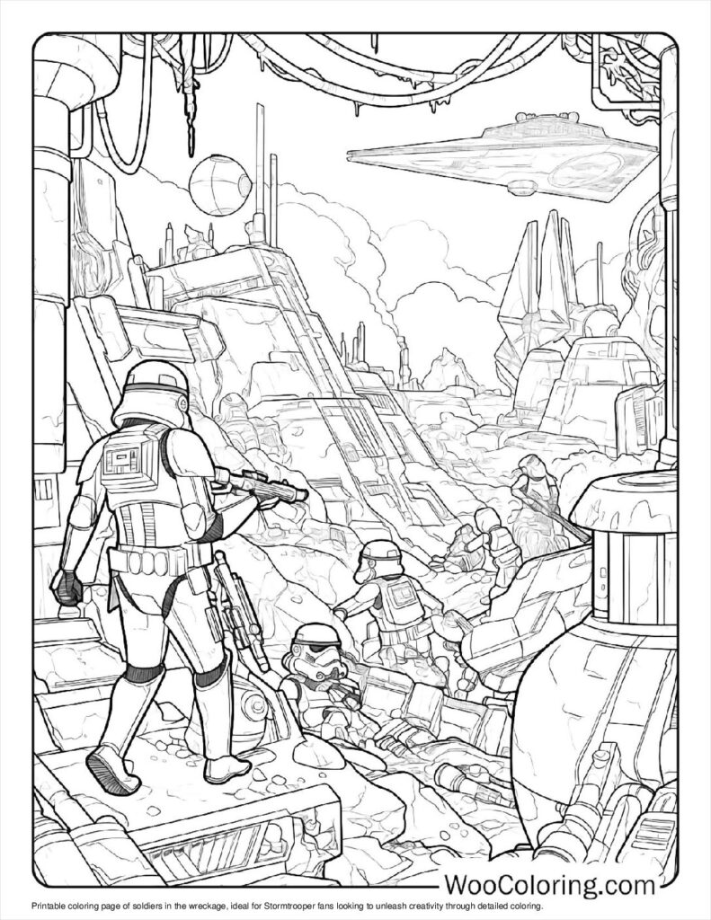100  Stormtrooper coloring pages  Free PDF To Print  - 20