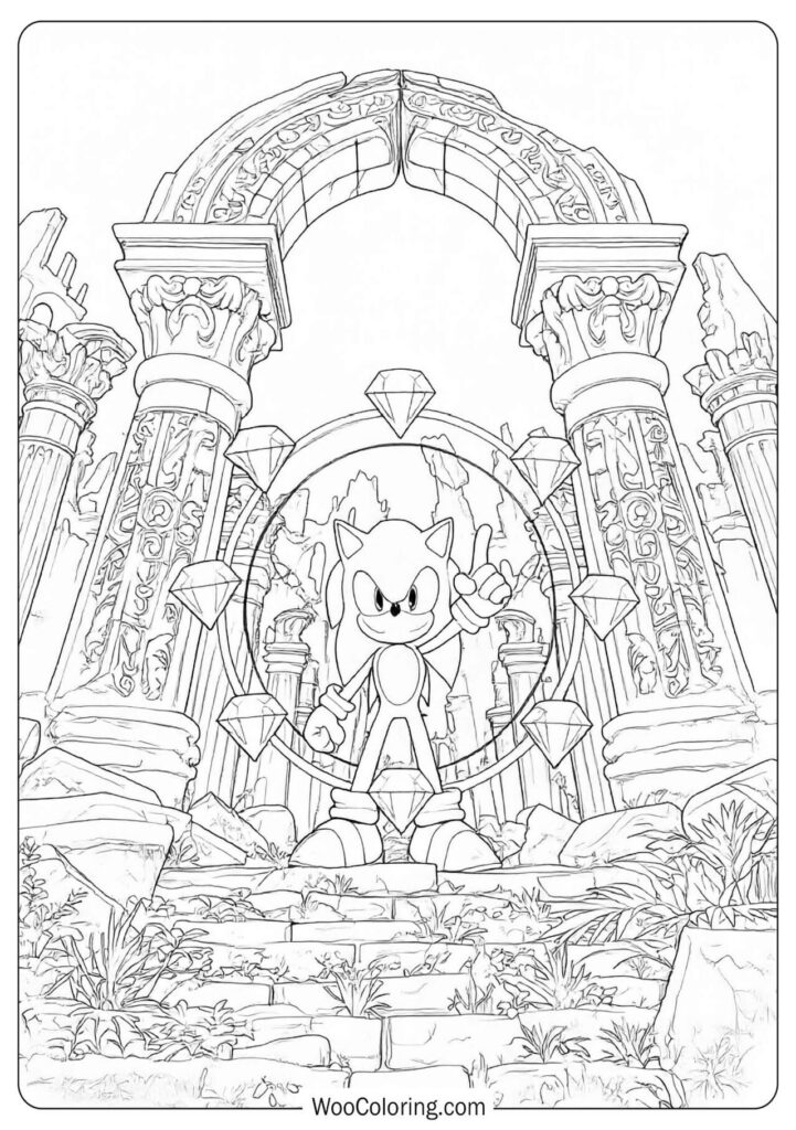 Sonic Chronicles Story captured in a detailed moment of narrative tension and teamwork