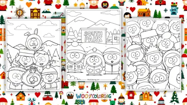 100  South Park coloring pages  Free PDF To Print  - 55