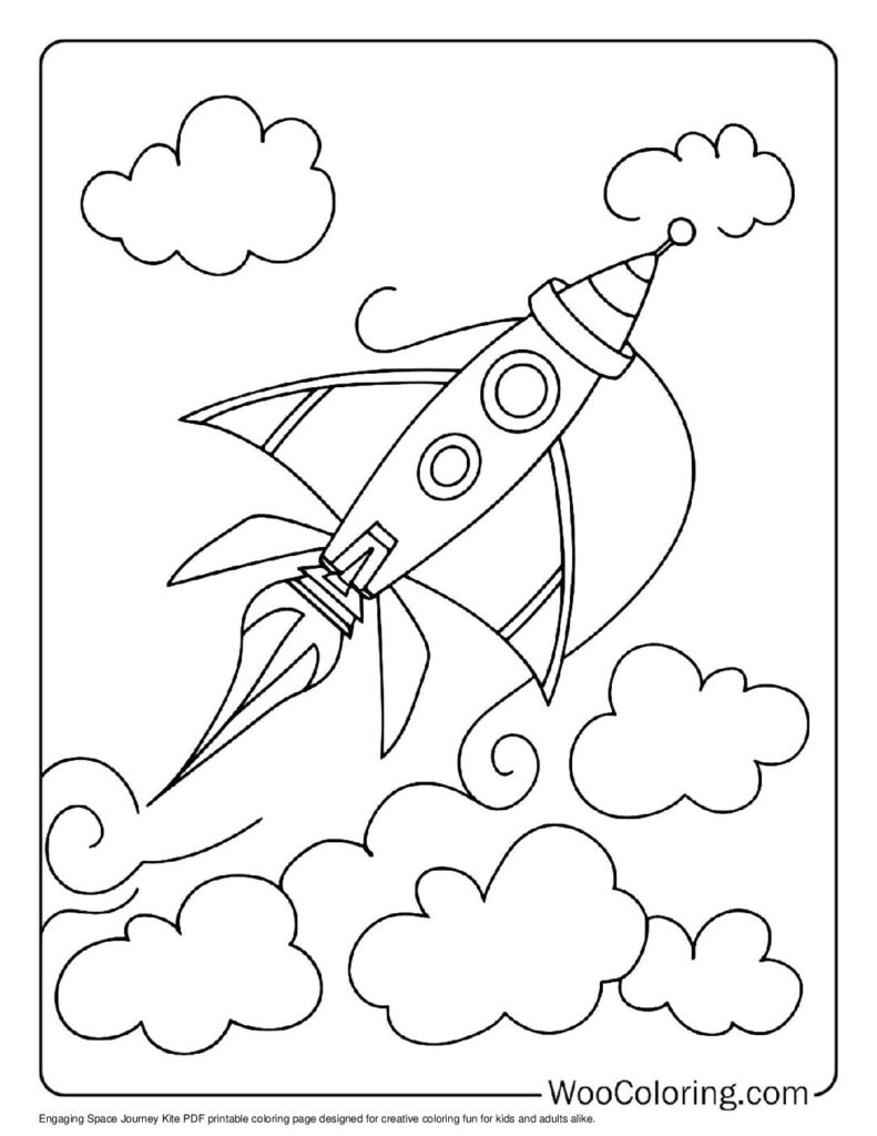 100  Kite coloring pages  Free PDF To Print  - 36
