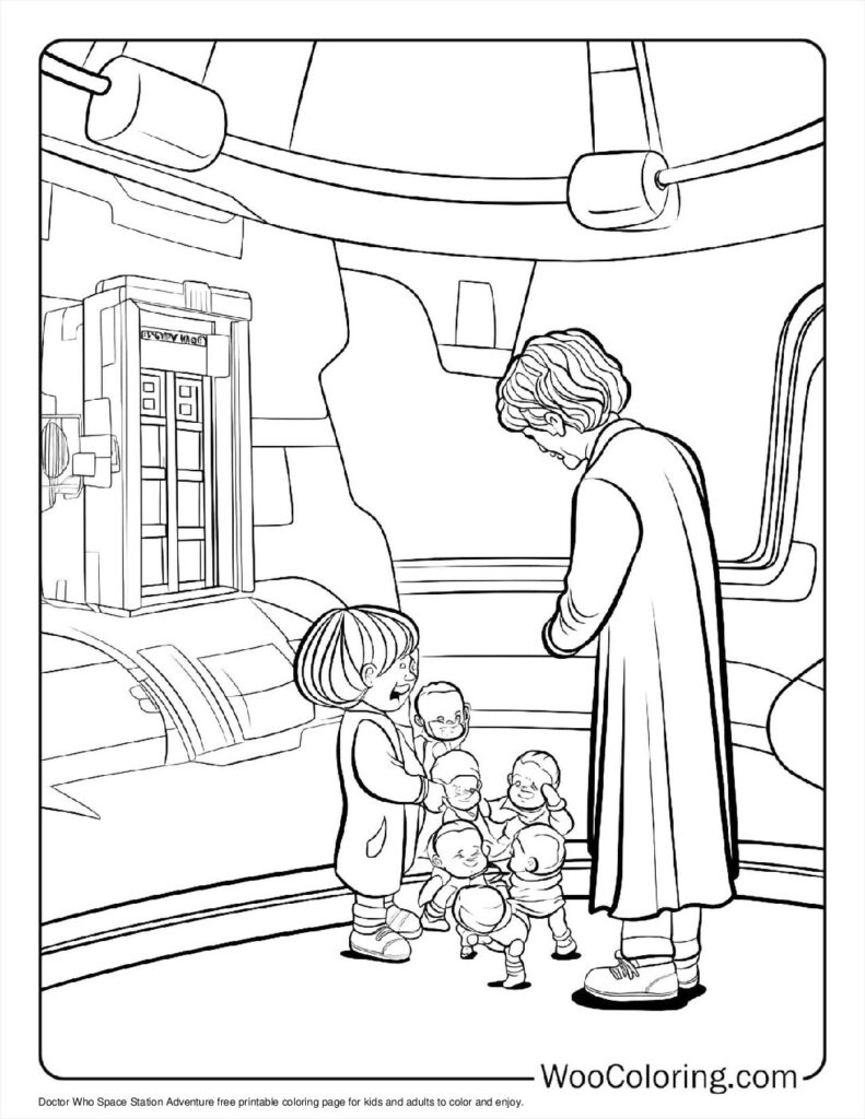 100  Doctor Who coloring pages  Free PDF To Print  - 96