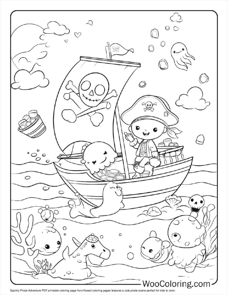 100  Kawaii coloring pages  Free PDF To Print  - 11