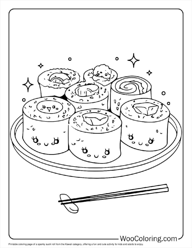 100  Kawaii coloring pages  Free PDF To Print  - 28