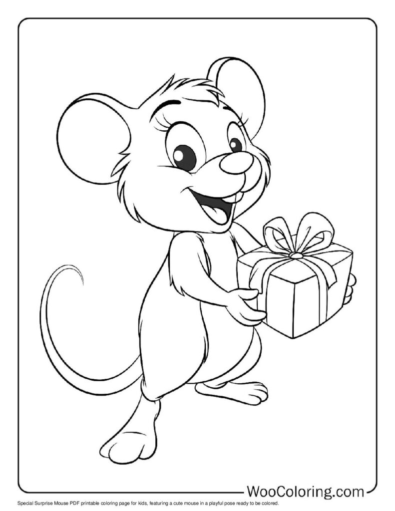 100  Mouse coloring pages  Free PDF To Print  - 31
