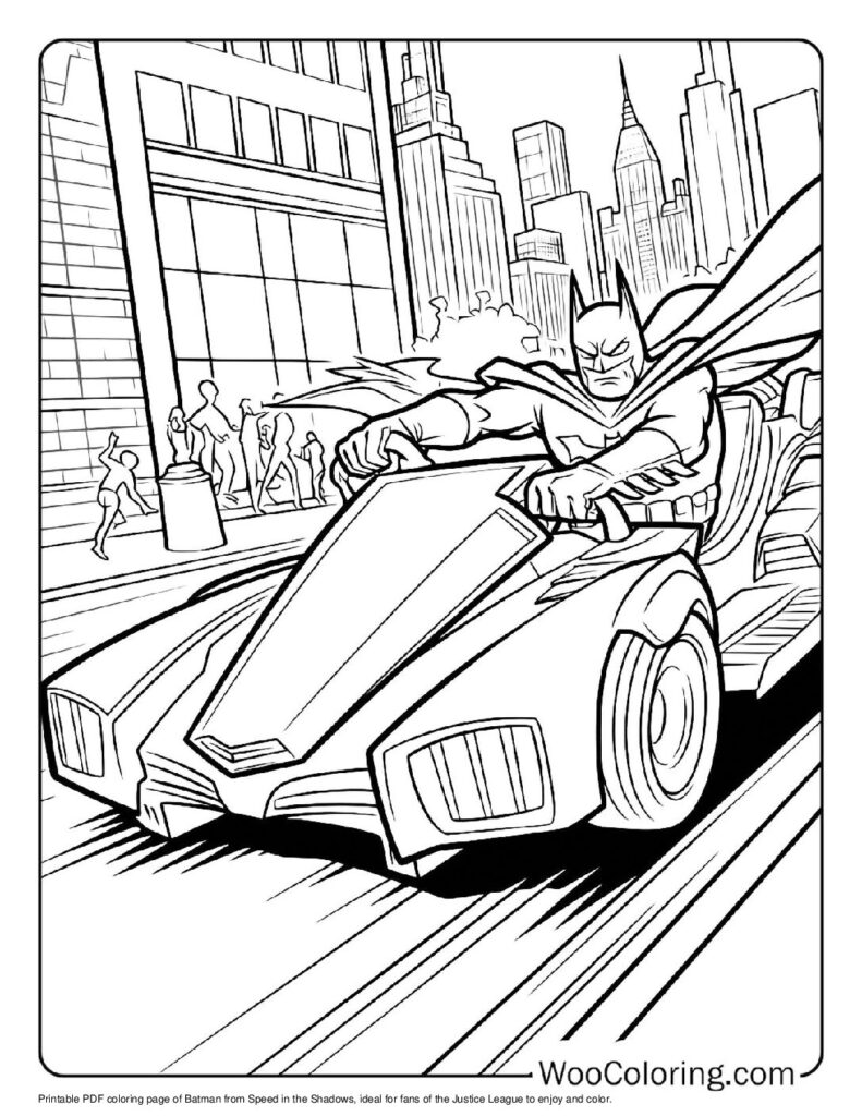 Speed in the Shadows Batman