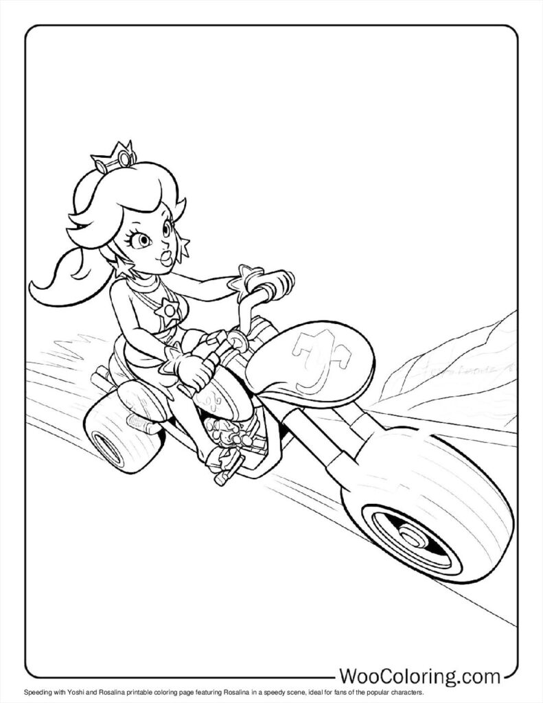100  Rosalina coloring pages  Free PDF To Print  - 16