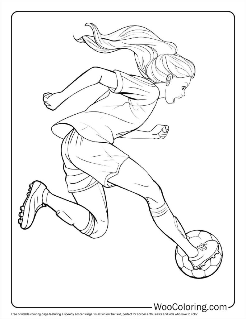 100  Soccer coloring pages  Free PDF To Print  - 98
