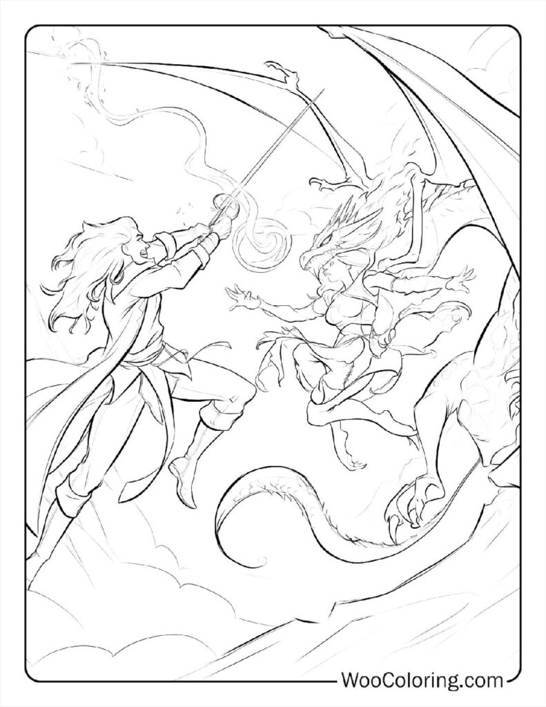 100 Dungeons Dragons coloring pages Free PDF To Print - 17