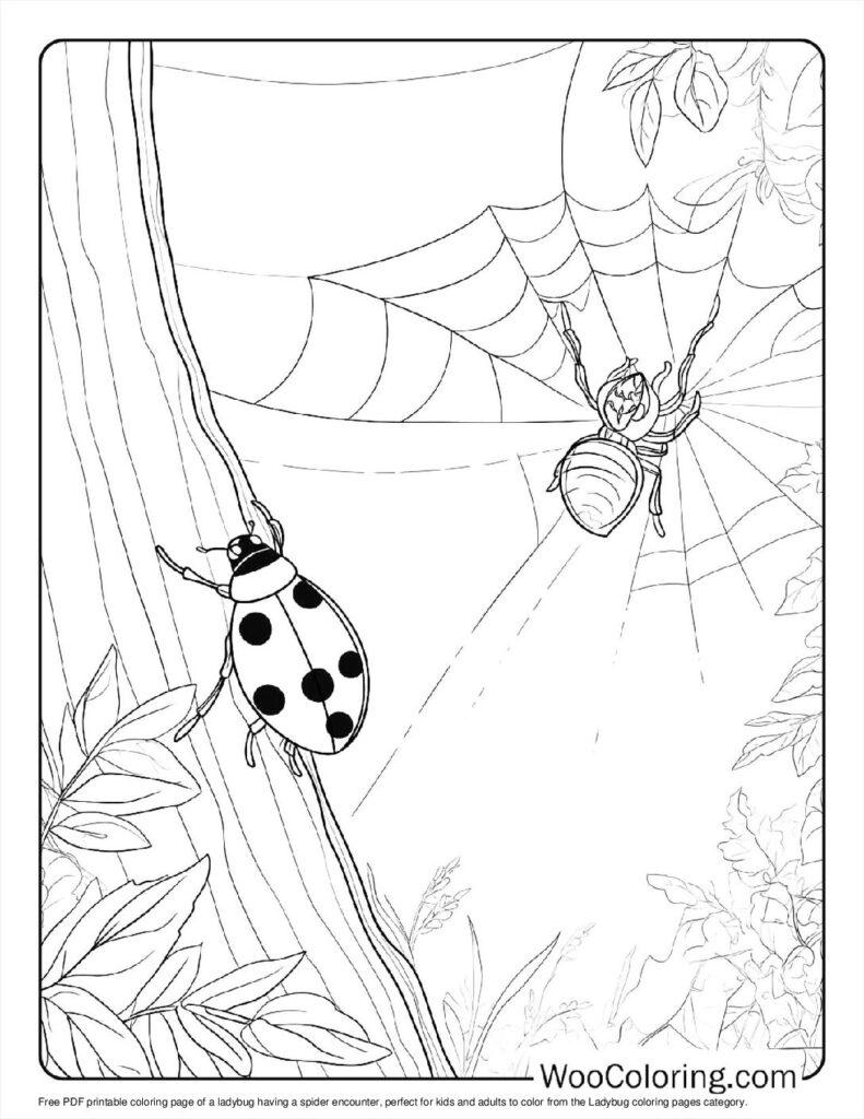 100  Ladybug coloring pages  Free PDF To Print  - 22