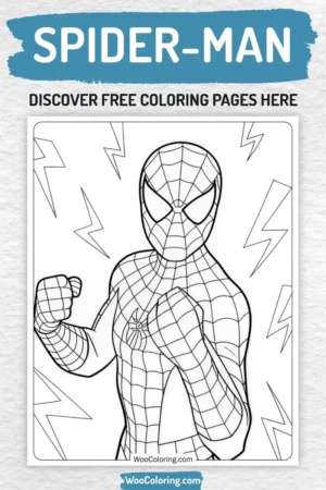 Spider-Man coloring pages designs for boys