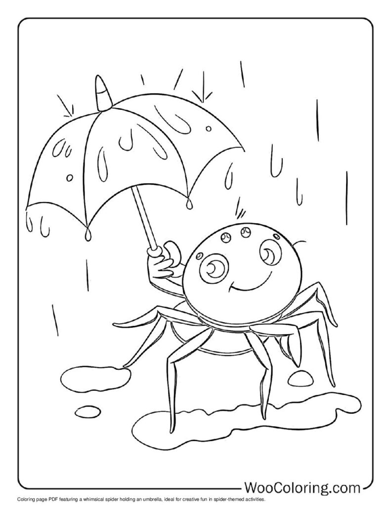 100  Spider coloring pages  Free PDF To Print  - 9