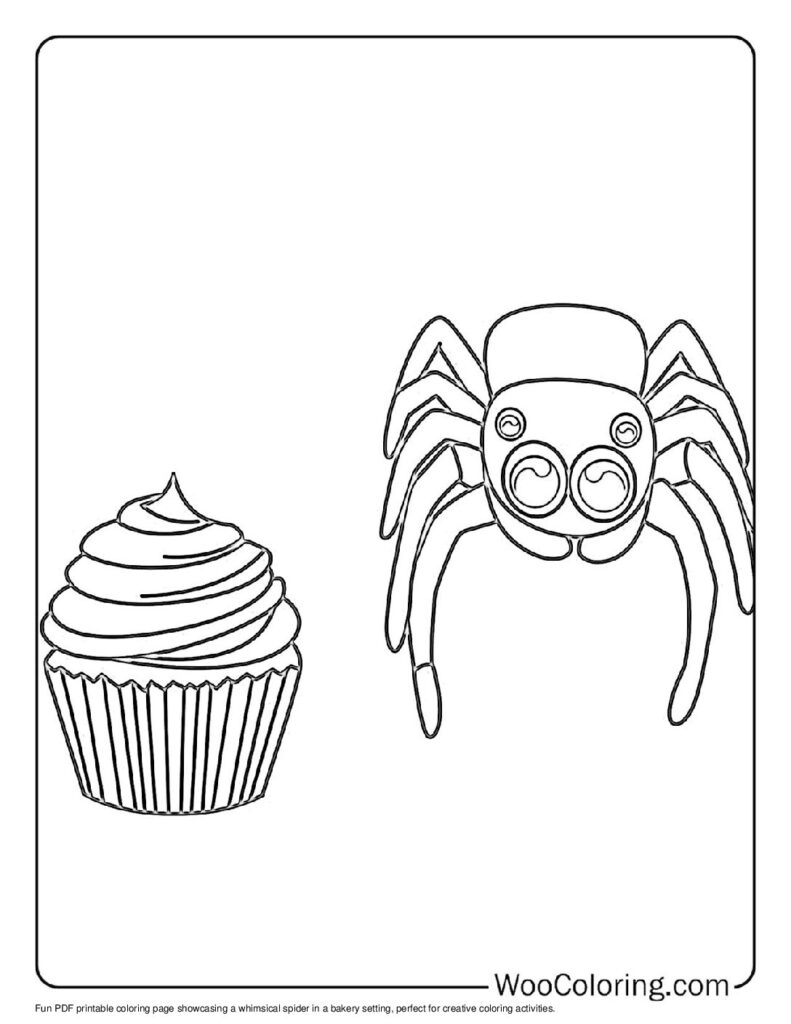 100  Spider coloring pages  Free PDF To Print  - 53