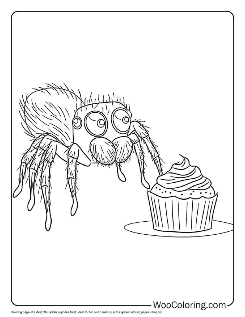 100  Spider coloring pages  Free PDF To Print  - 91
