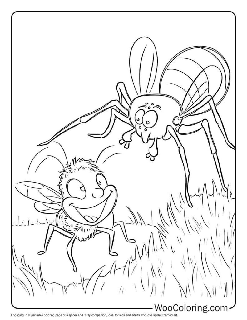 100  Spider coloring pages  Free PDF To Print  - 77