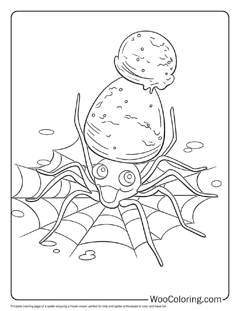 100  Spider coloring pages  Free PDF To Print  - 94