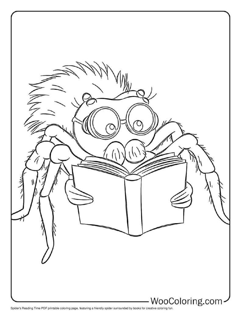 100  Spider coloring pages  Free PDF To Print  - 94