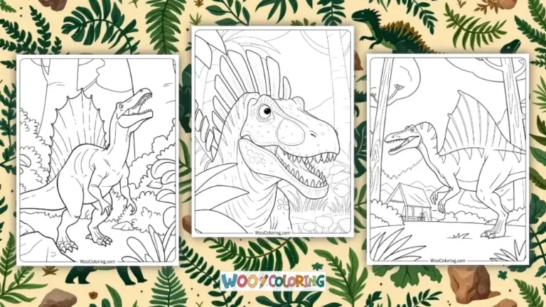 Spinosaurus Coloring Pages Design Image