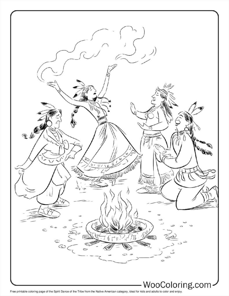 100  Native American coloring pages  Free PDF To Print  - 61