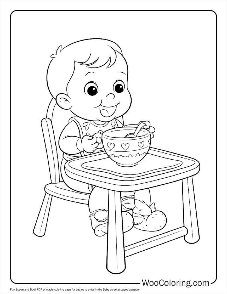 100  Baby coloring pages  Free PDF To Print  - 32