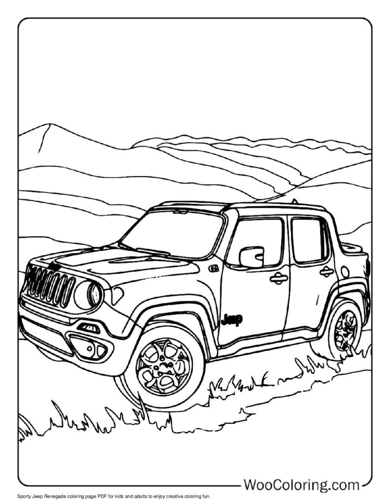 100  Jeep coloring pages  Free PDF To Print  - 23