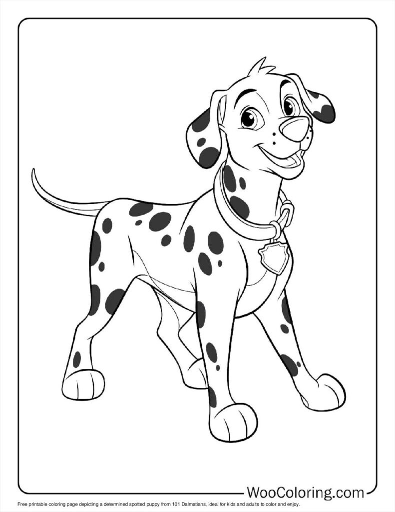 Spotted Determination Coloring Page For Kids
