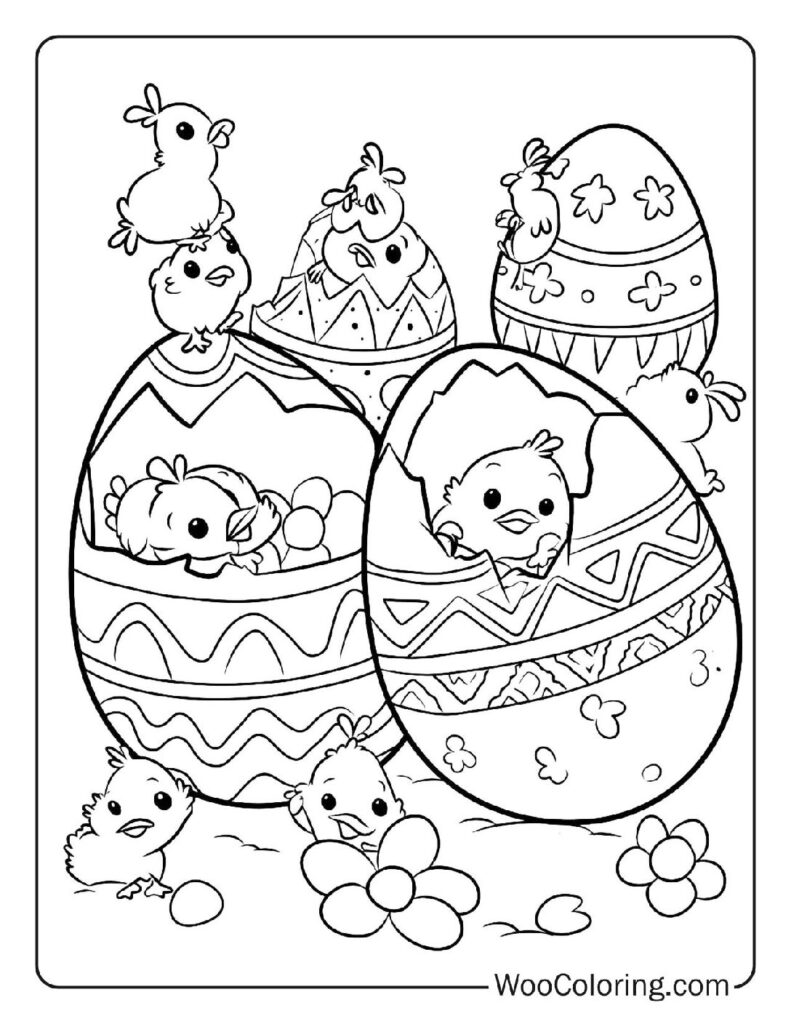 100  Easter coloring pages  Free PDF To Print  - 46