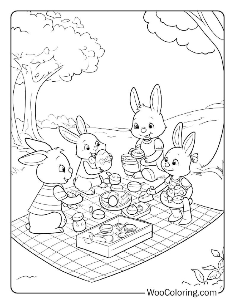 100  Easter coloring pages  Free PDF To Print  - 17