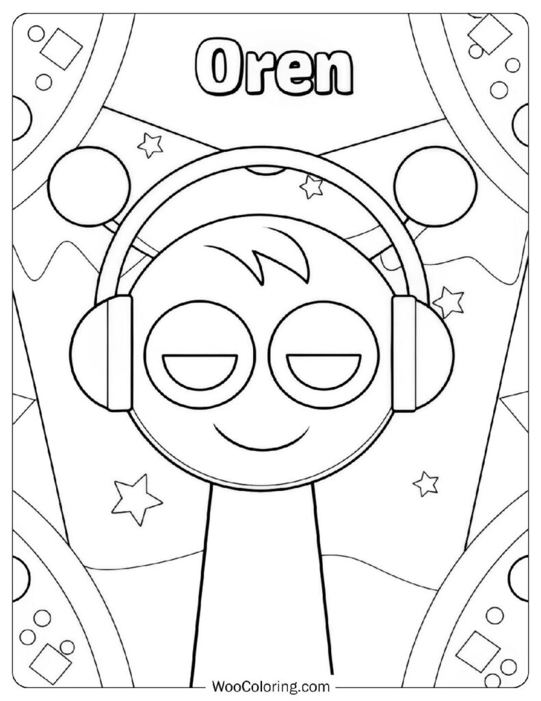 Sprunki Orange (Oren) For Kids