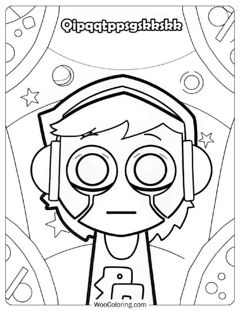 Sprunki Qipqqtppsgskkskk Sheet To Color